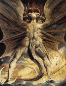 El-gran-dragon-rojo-y-mujer-vestida-de-sol-William-Blake