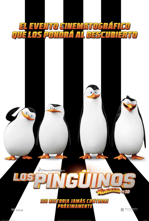 Los Pingüinos de Madagascar poster