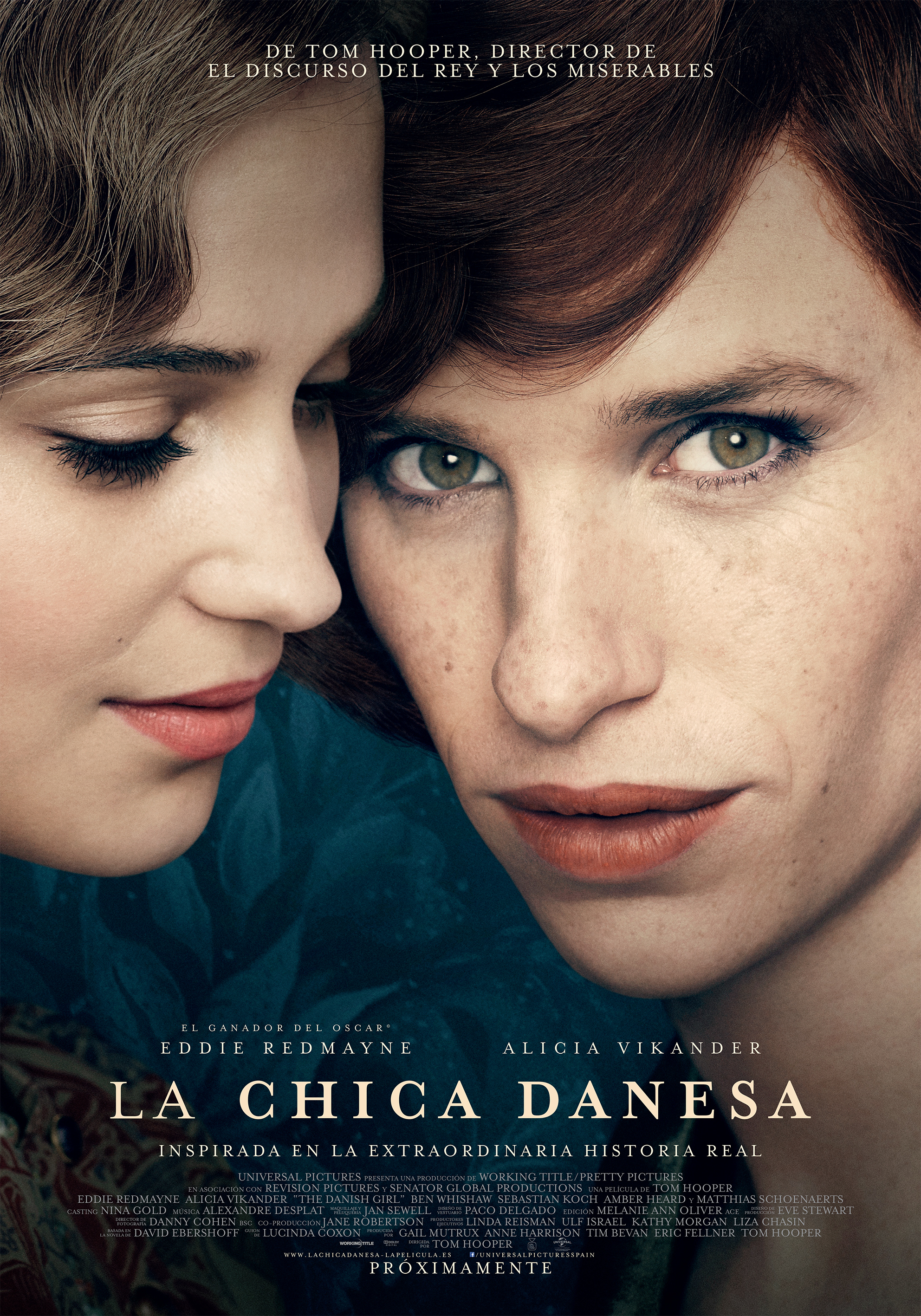 La chica danesa poster